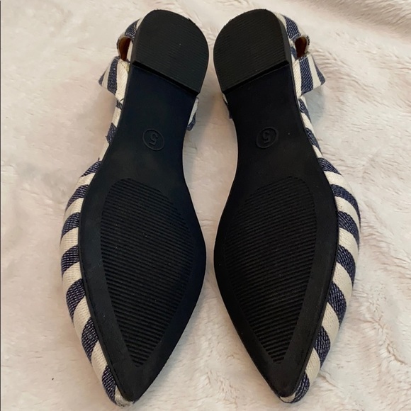 NWOT Merona Striped Flats - Picture 4 of 6